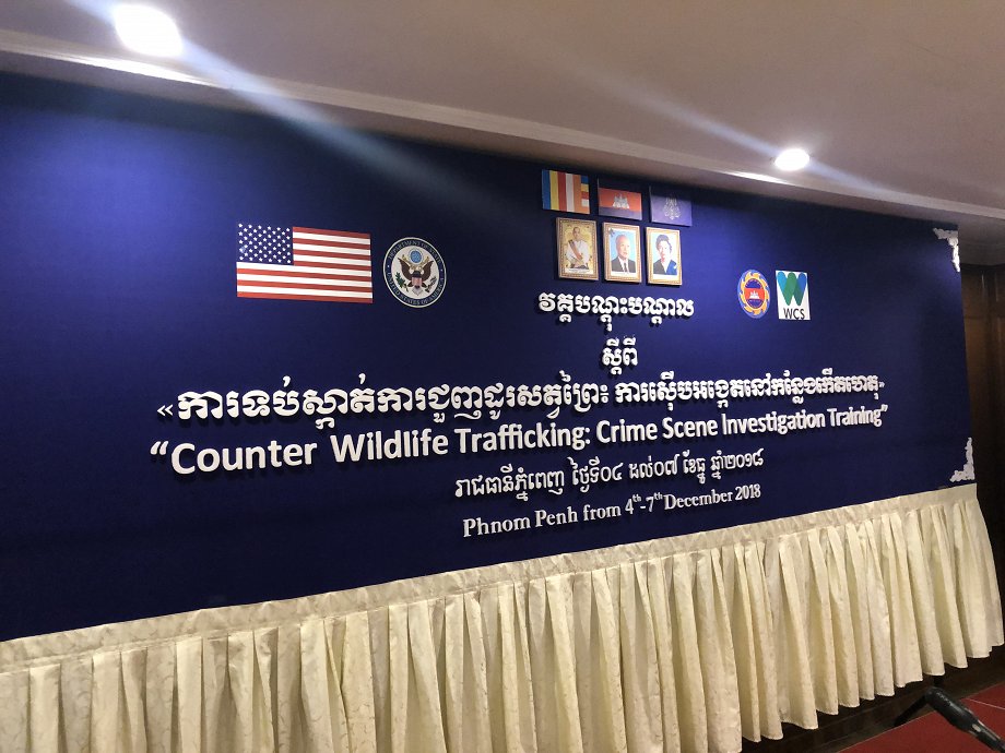 Countering Wildlife Trafficking : Crime Scene Investigation Training in Phnom Penh