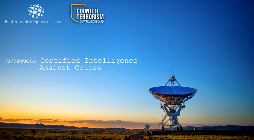 Certified Intelligence Analyst course (CITA)