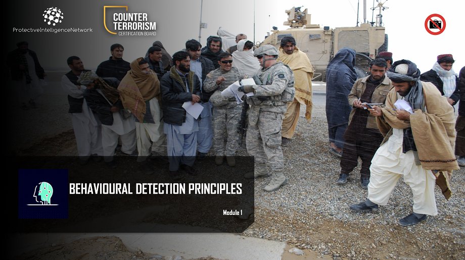 Terrorism Behavioural Detection Practitioner Course.