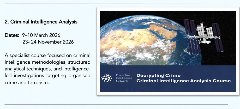 YEAR  2026:   TRAINING COURSES EVENTS